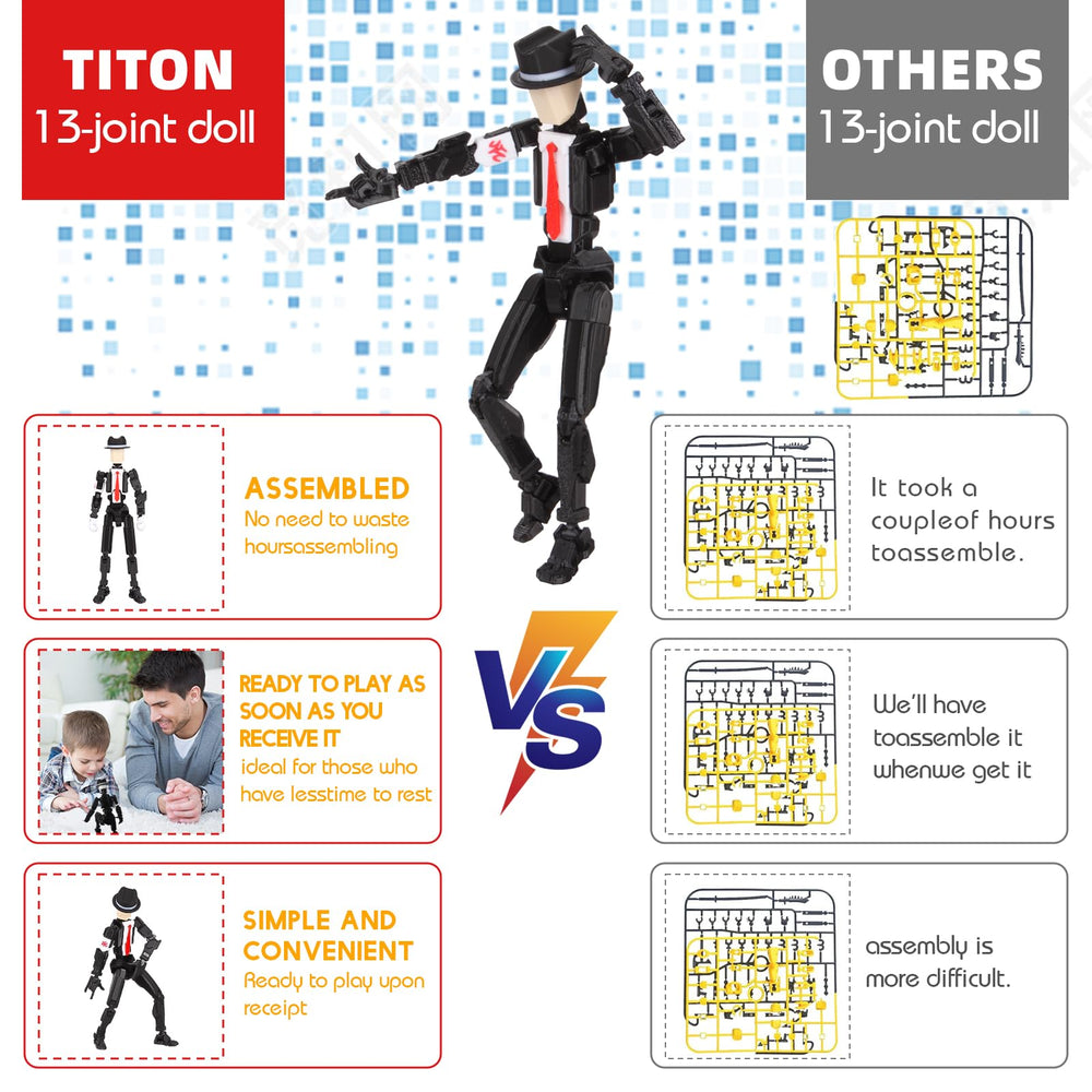 senroelectronage t13 action figure photography prop—enhance action shots with pose flexibility.