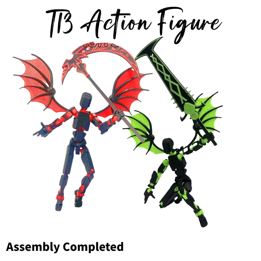 SENROELECTRONAGE Titan 13 pose-ready figure flexes for dynamic action shots.