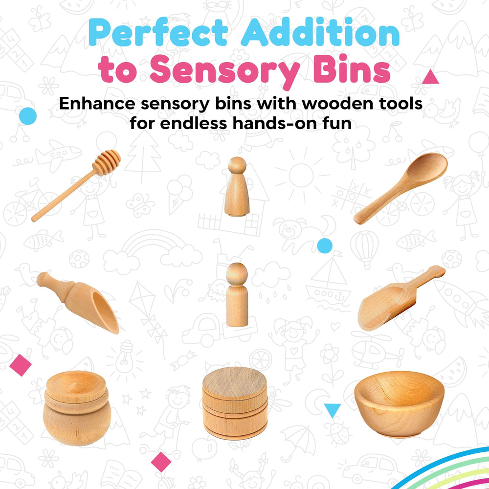 Sensory-N-Stuff close-up smooth finish showcases safe, sanded edges for little hands.