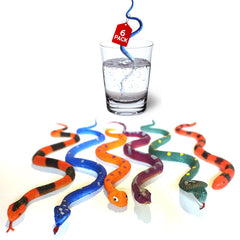 Sensory4U color-changing snakes in a 6-pack for bath time play and discovery