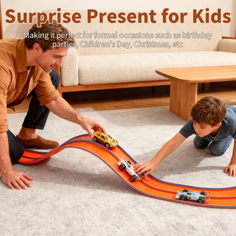 SENVIA Flex Track soft TPE material is durable and kid-safe