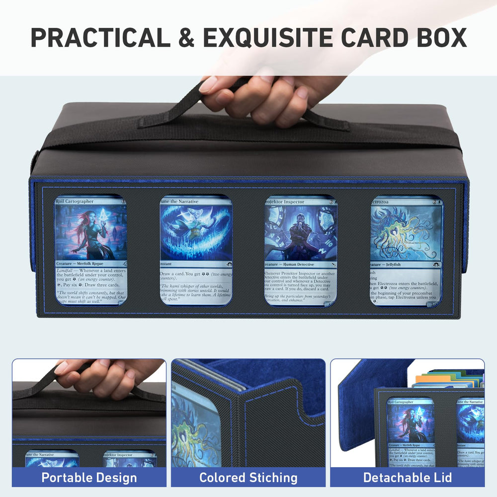 SENVINI 4-Row Box includes 101 sleeves to protect prized cards
