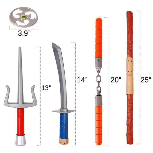Sepco ninja weapon daggers for lightweight, kid-friendly role play.