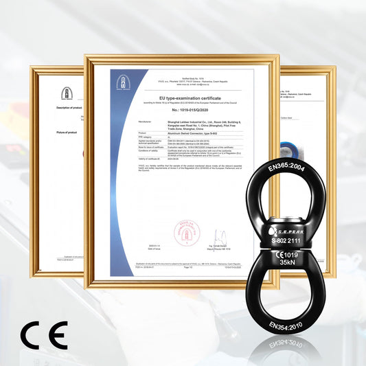 S.E.PEAK 360-degree rotation swivel enabling smooth, kink-free motion