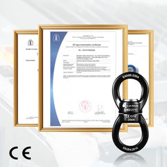 S.E.PEAK 360-degree rotation swivel enabling smooth, kink-free motion