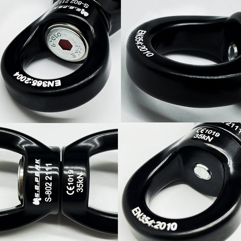 S.E.PEAK uses 7075 aluminum ends and steel bearings for durability