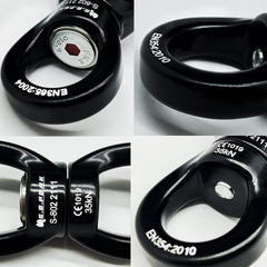 S.E.PEAK uses 7075 aluminum ends and steel bearings for durability