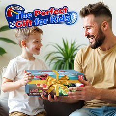 SEPHIX Monster Trucks packaging showcases a ready-to-gift, durable playset