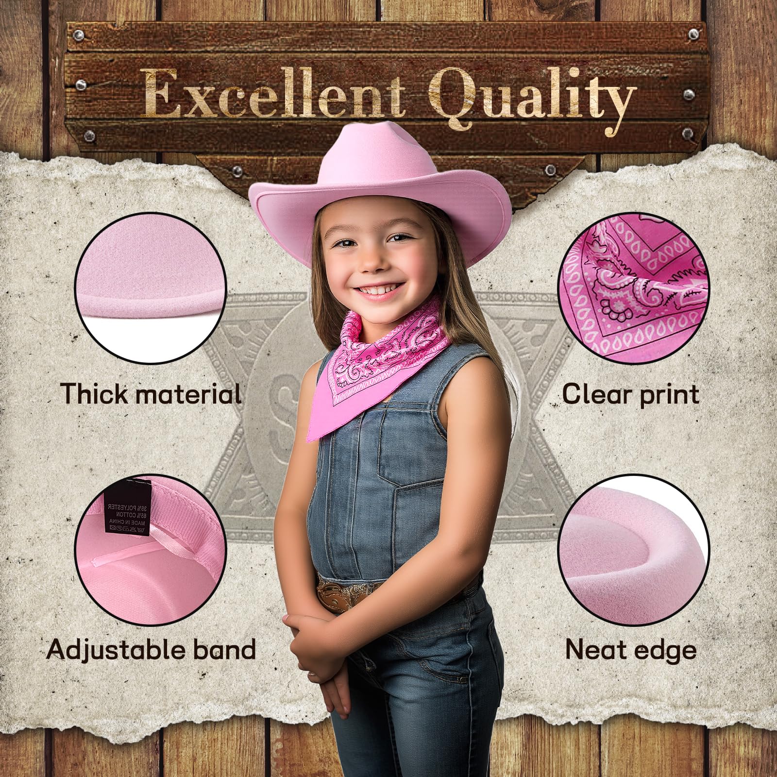 SeptCity cotton-poly hat fabric resists deformation for durable, long-lasting wear.