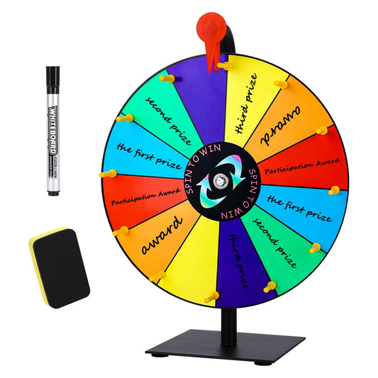 Seqiuay prize wheel spinner stand for reliable rotations at events.