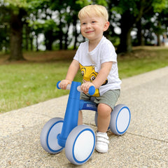 SEREED gift-ready blue balance bike ideal for first birthdays