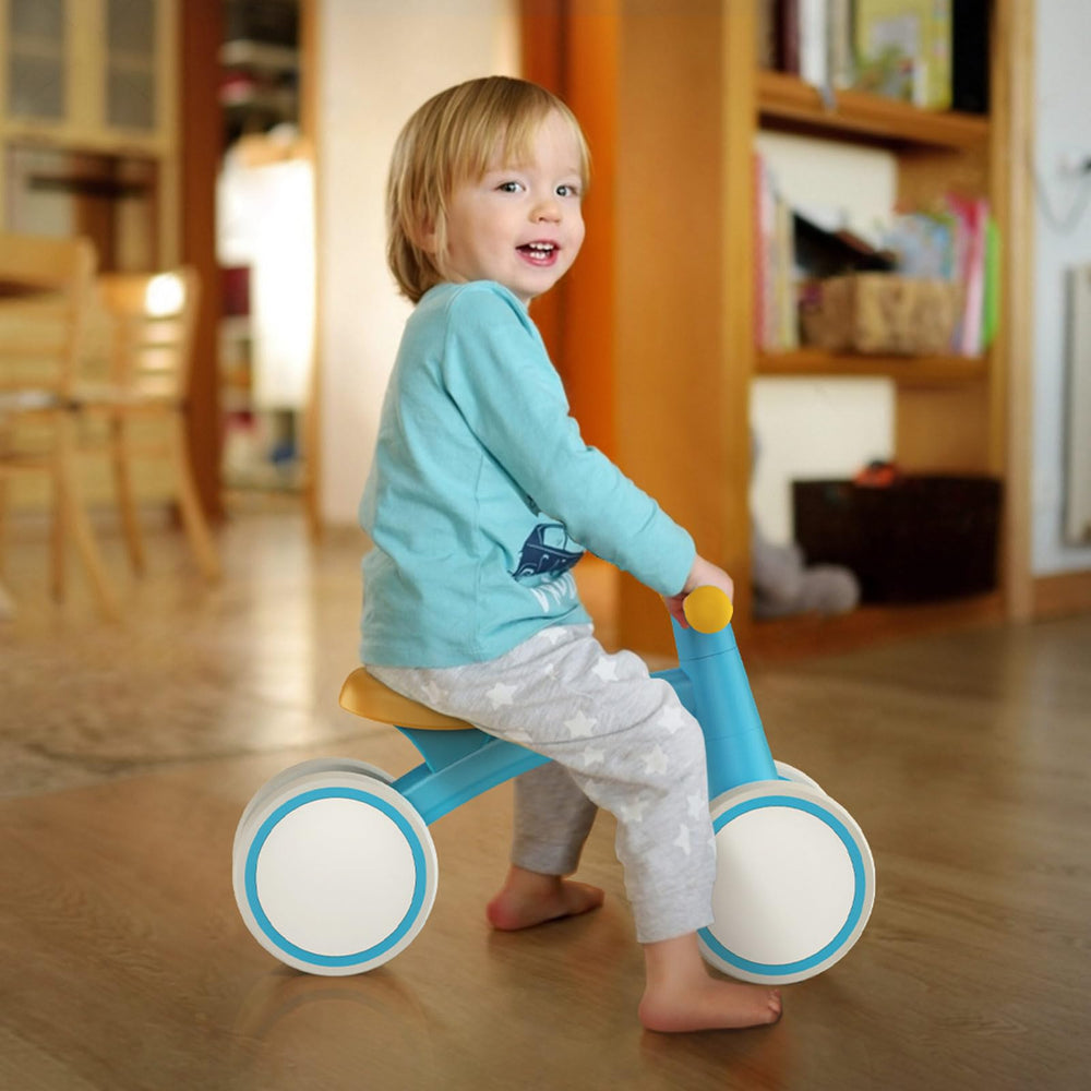 SEREED baby balance bike blue packaging ready for quick setup