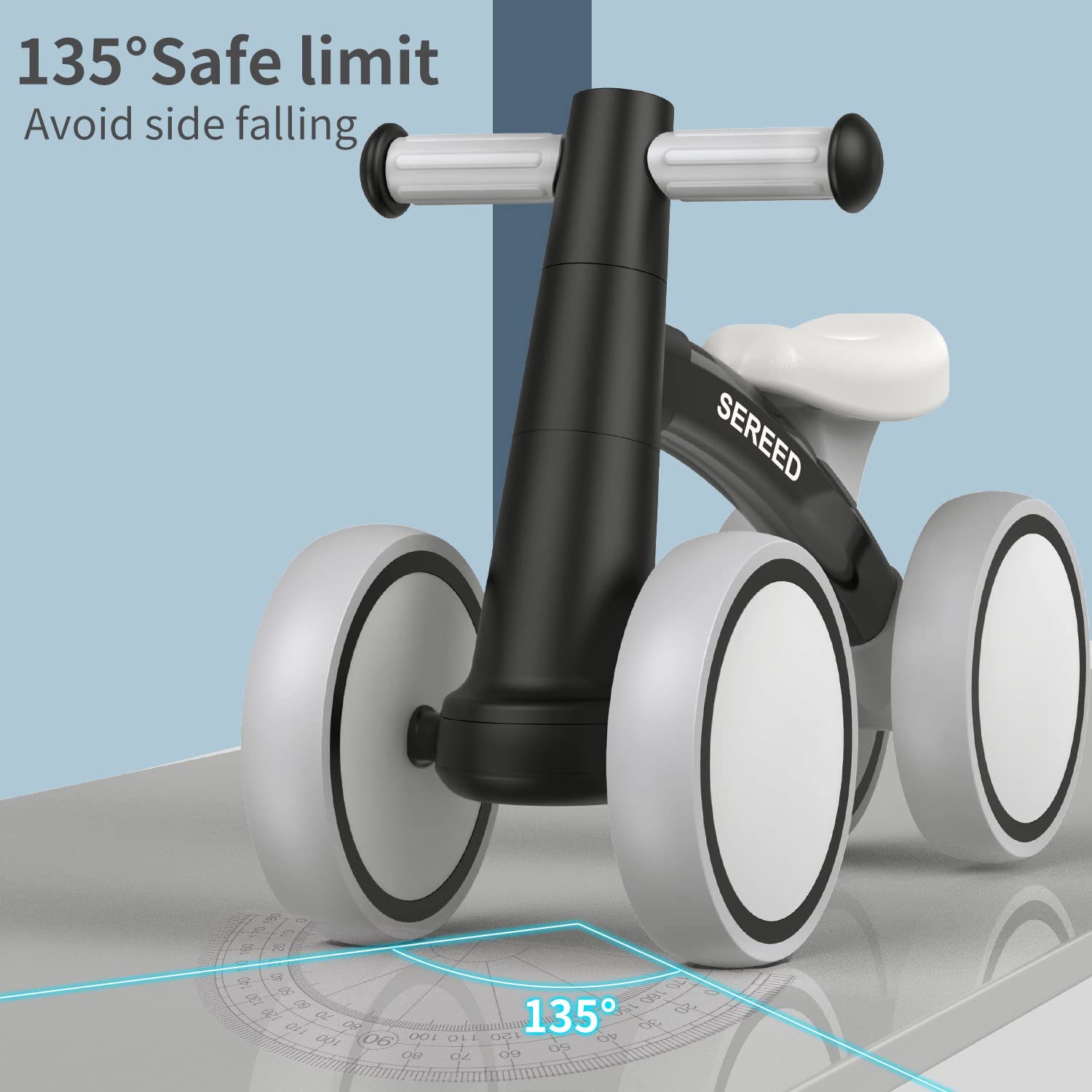 SEREED lightweight bike weighs 1.6kg for easy transport.