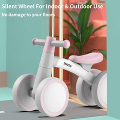 SEREED aluminum-frame bike provides sturdy support while staying light.