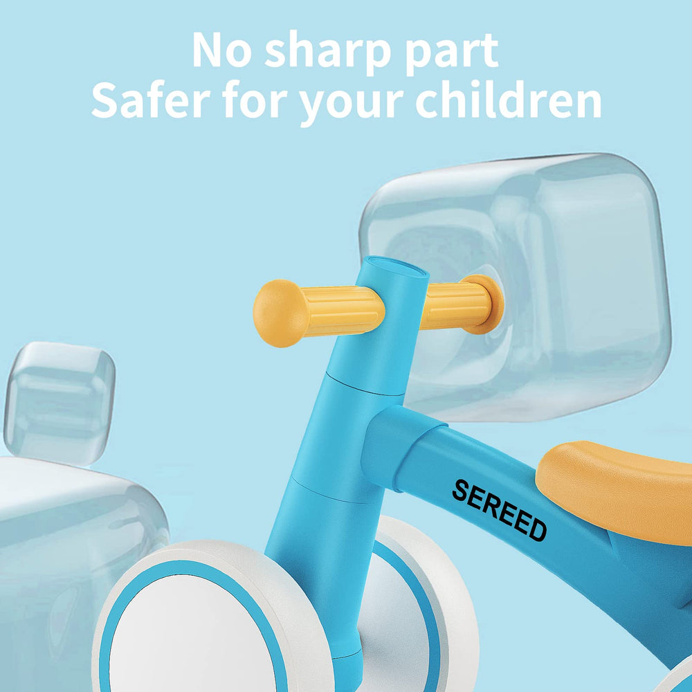 SEREED balance bike blue transport easy with lightweight design
