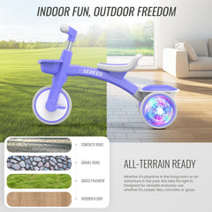 SEREED tricycle gift-ready in purple for toddlers ages 2 plus