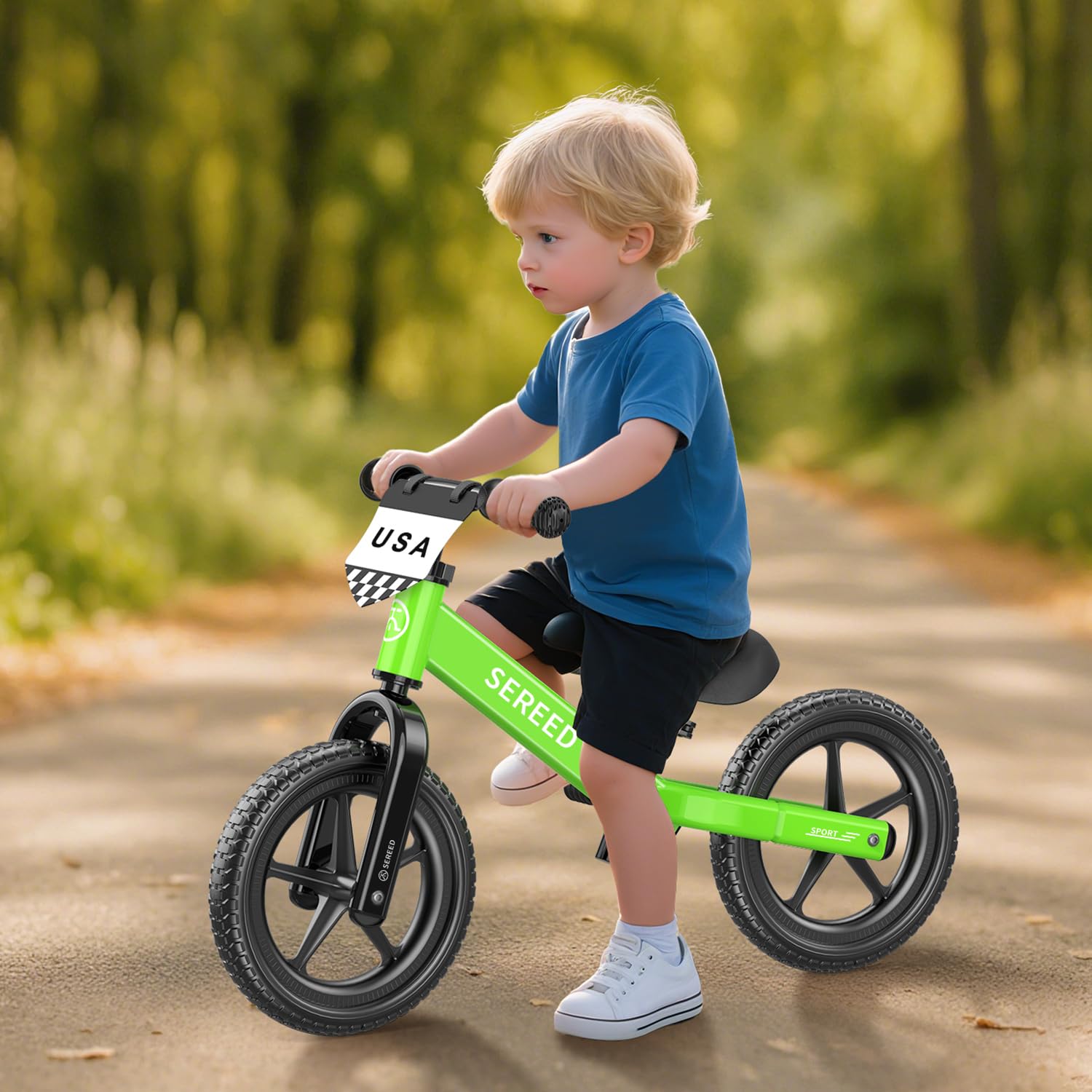 SEREED bike fits easily in a car trunk for family adventures.
