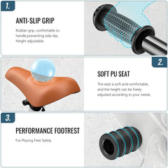SEREED footrest pad adds stable support during first rides