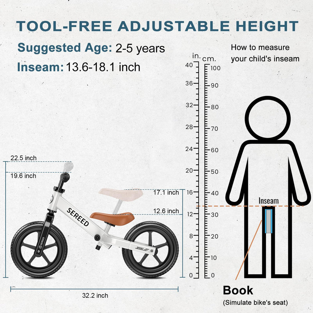 SEREED handlebars height adjustment enables a comfortable riding position