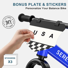 SEREED balance bike no-pedals emphasizes steering practice for beginners