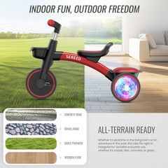 SEREED Tricycle with smooth bearings, supports confident, gentle rides