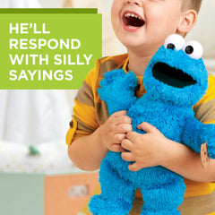 Sesame Street Cookie Monster plush sings and laughs during play