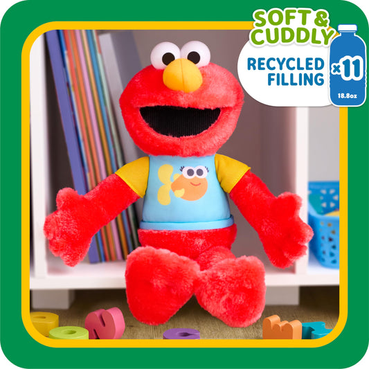 Sesame Street Elmo chest LED light flashes in sync with song.