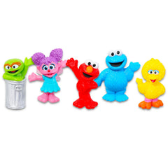 Sesame Street Big Bird mini figure cupcake topper for celebrations
