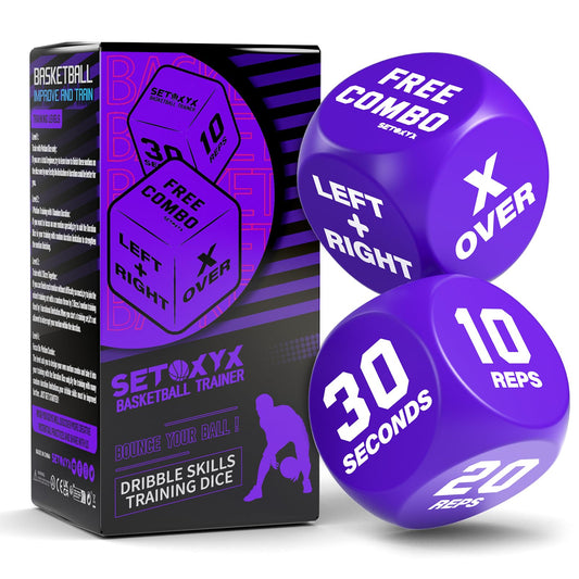 SETOXYX basketball dribble dice set front view for engaging training
