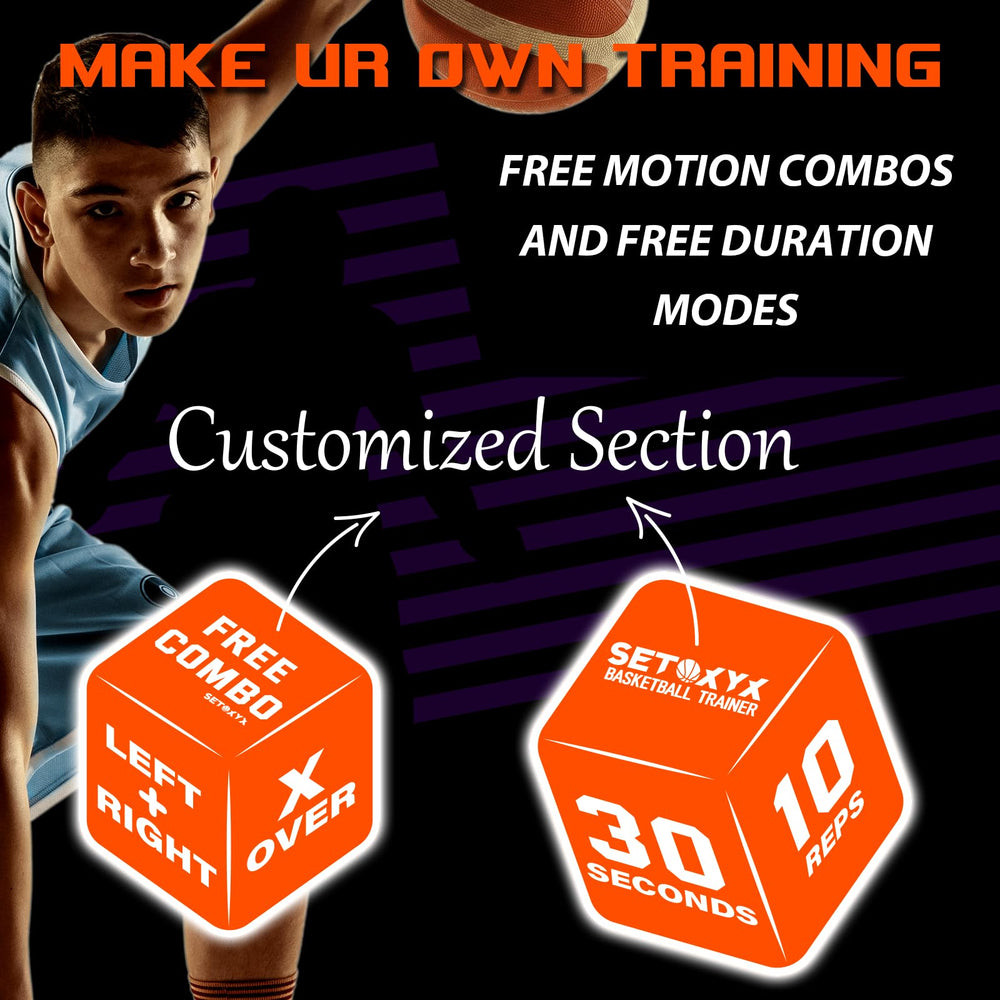 SETOXYX dribble dice custom combo section for creative routines