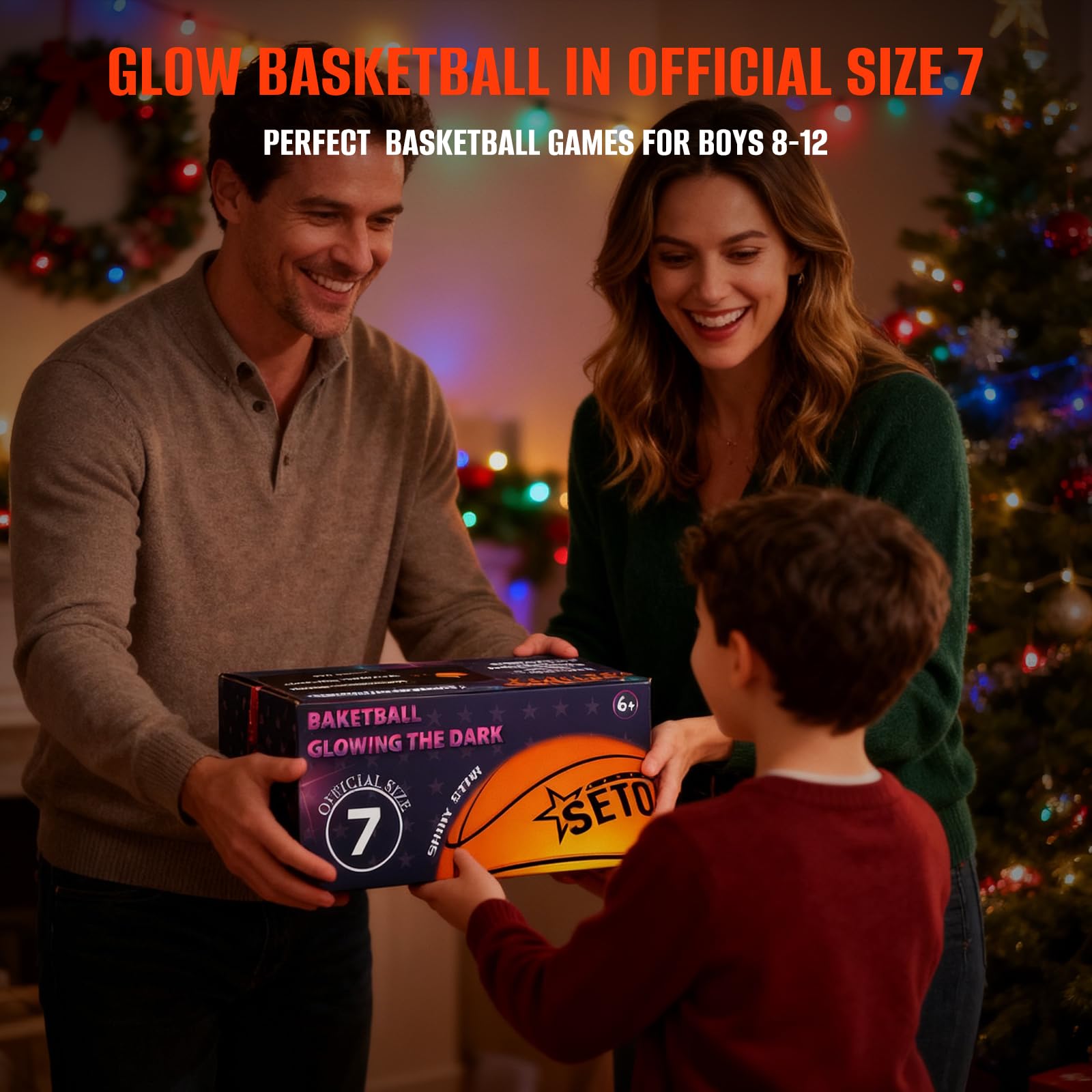 SETOXYX gift-ready glow basketball for teens' birthdays