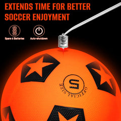 SETOXYX Light Up Soccer Ball gift box presents a ready-made gift.