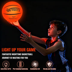 SETOXYX official-size 7 glow basketball grip for precise shooting