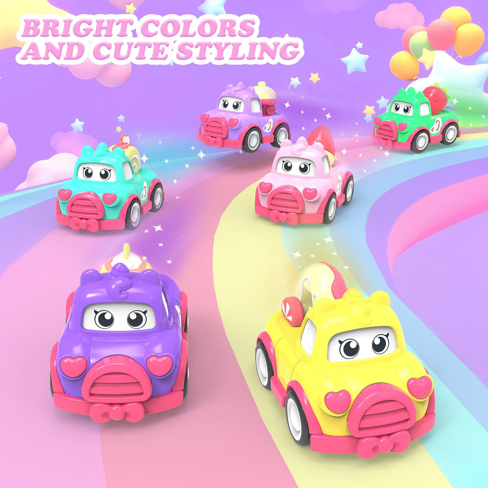 Seveclotree colorful mini cars inspire creativity during toddler play