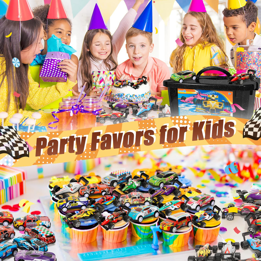 SevenQ action-packed toy cars invite hours of imaginative play.