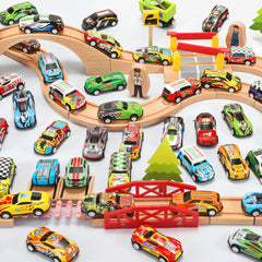 Bright mini race cars ideal for goody bags and gifts.