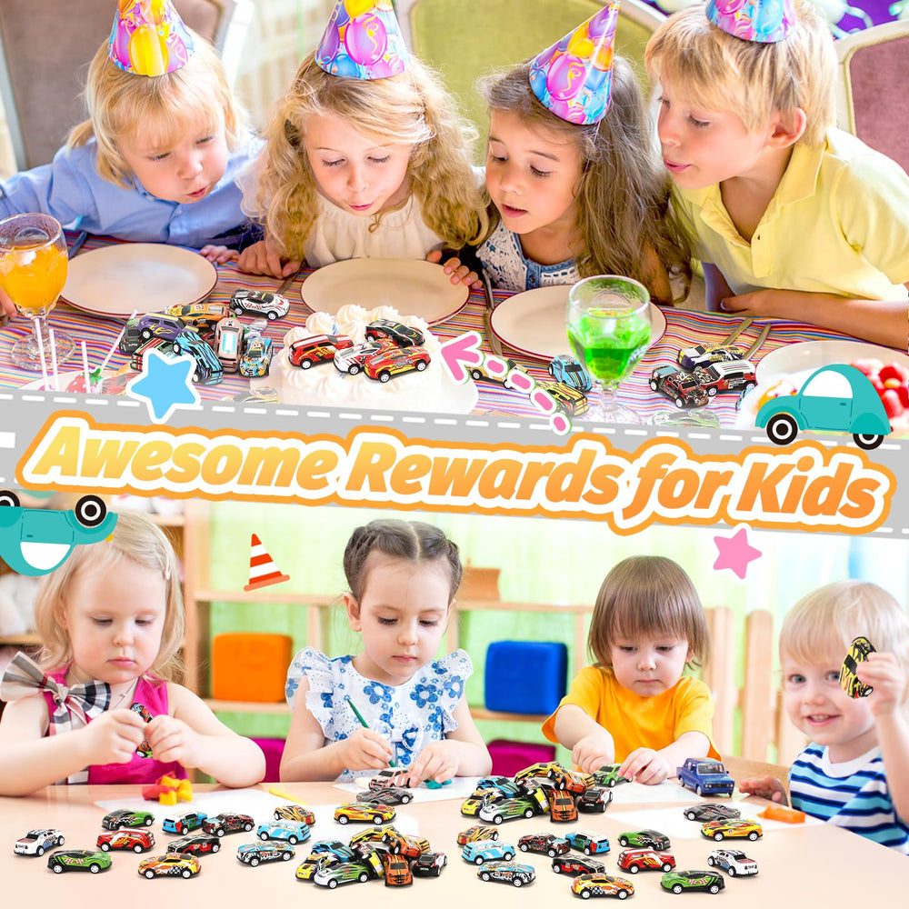 SevenQ cars make party favors and classroom prizes for kids.
