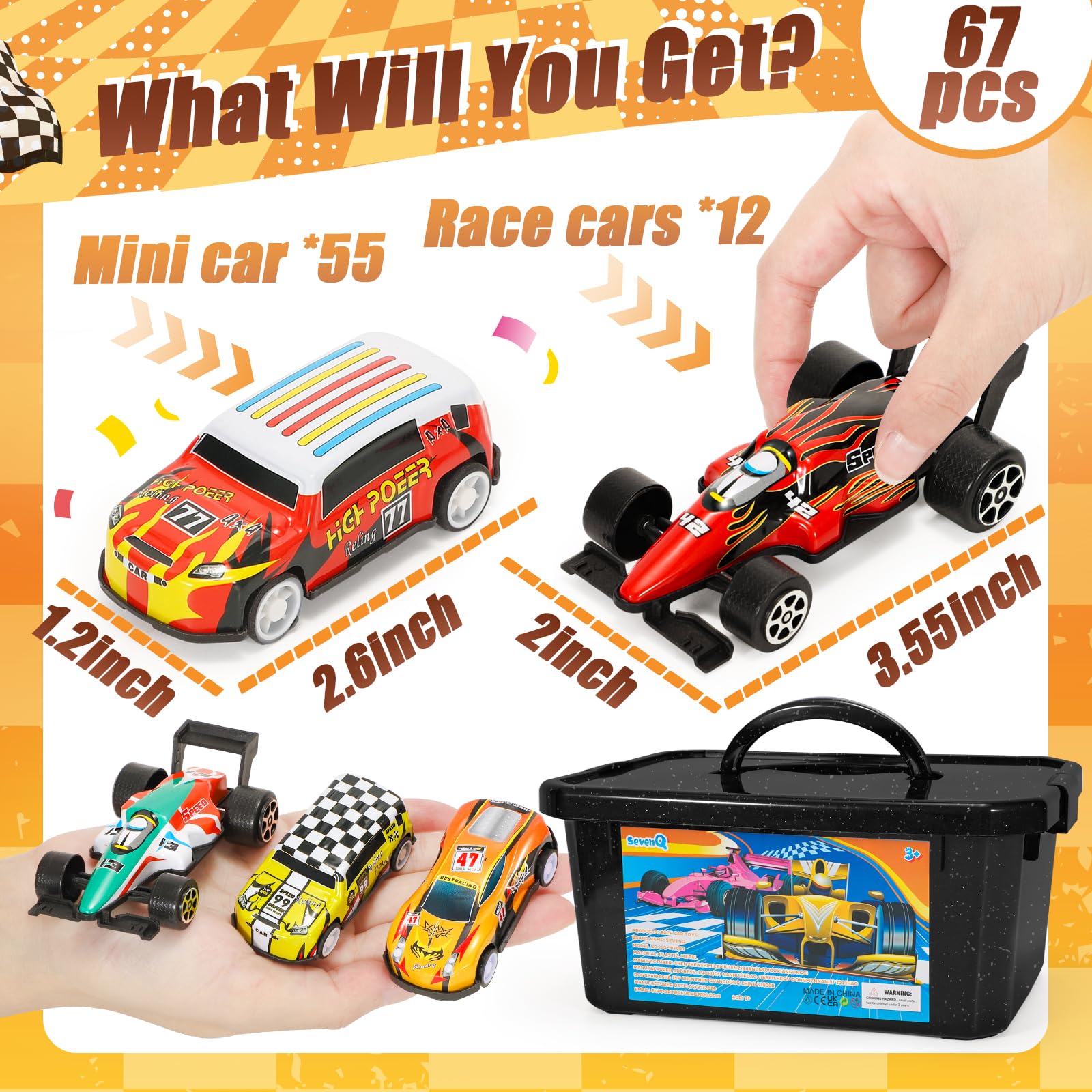 SevenQ toddler-friendly vehicles spark imagination and refine motor skills.