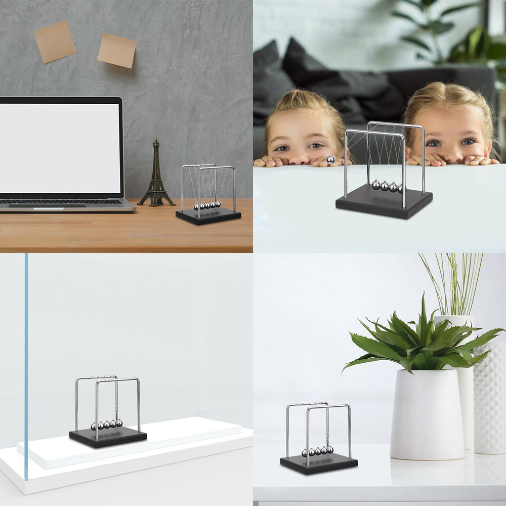 SEVNPRIME Newton's cradle can be a thoughtful gift and educational desk companion.