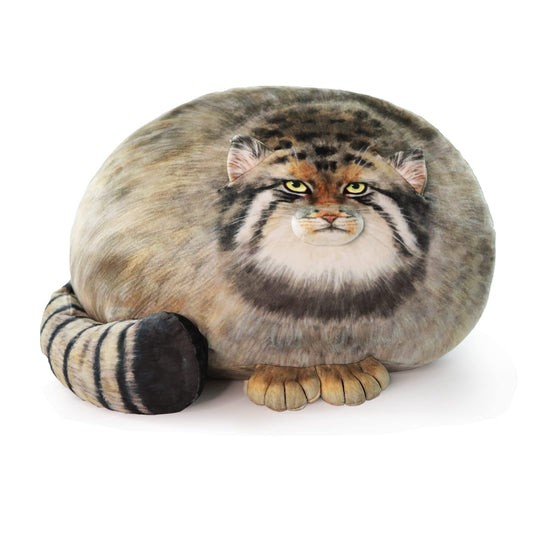 Sew Butiful Pallas Cat stuffed animal front view, ideal for cozy hugs.