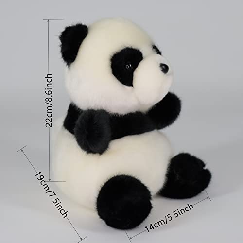 Sew Butiful panda plush close-up showing soft fabric and stitching