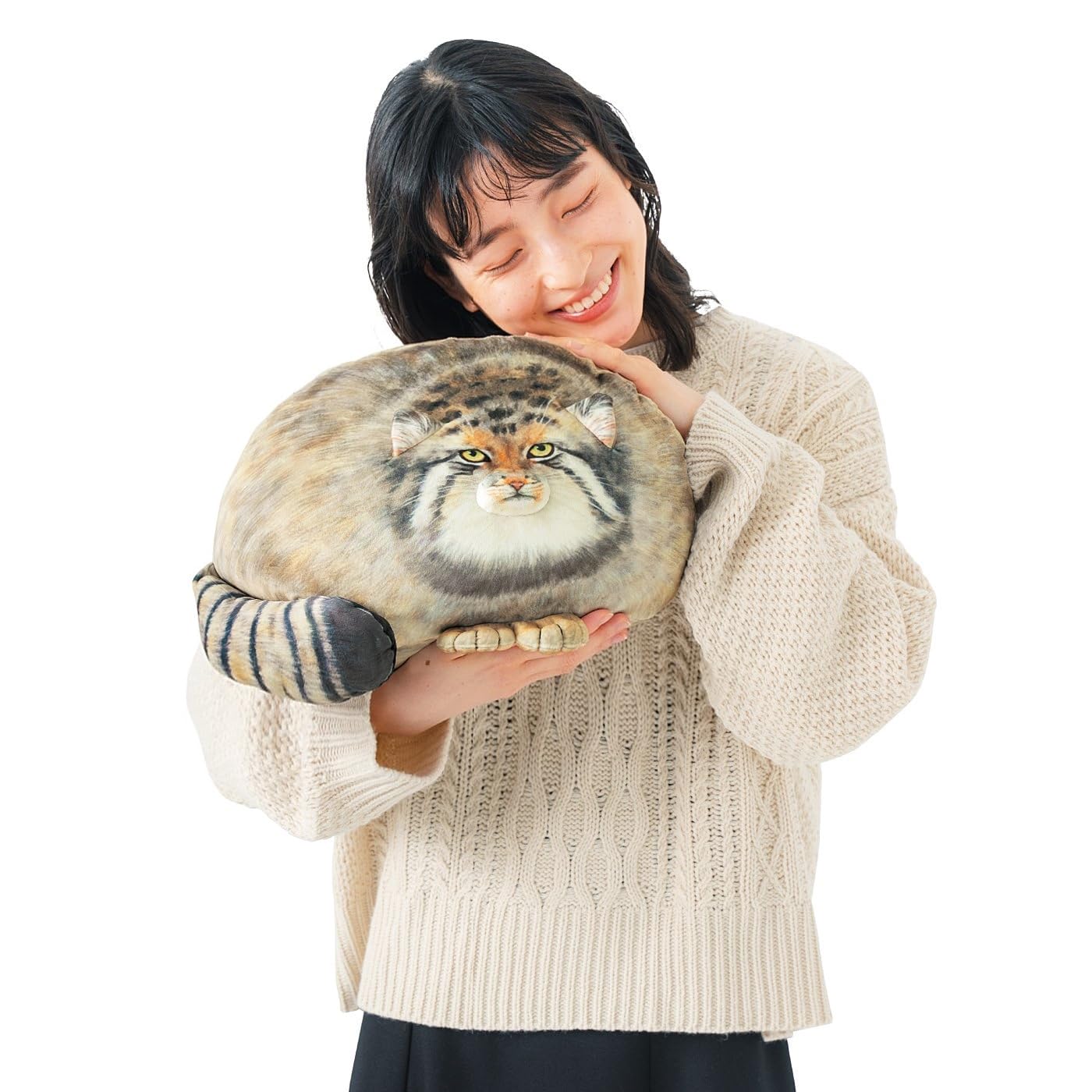 Sew Butiful Steppe Cat Plush close-up reveals cute face details.