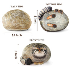 Sew Butiful Steppe Cat Plush hug pillow offers soft support for naps.