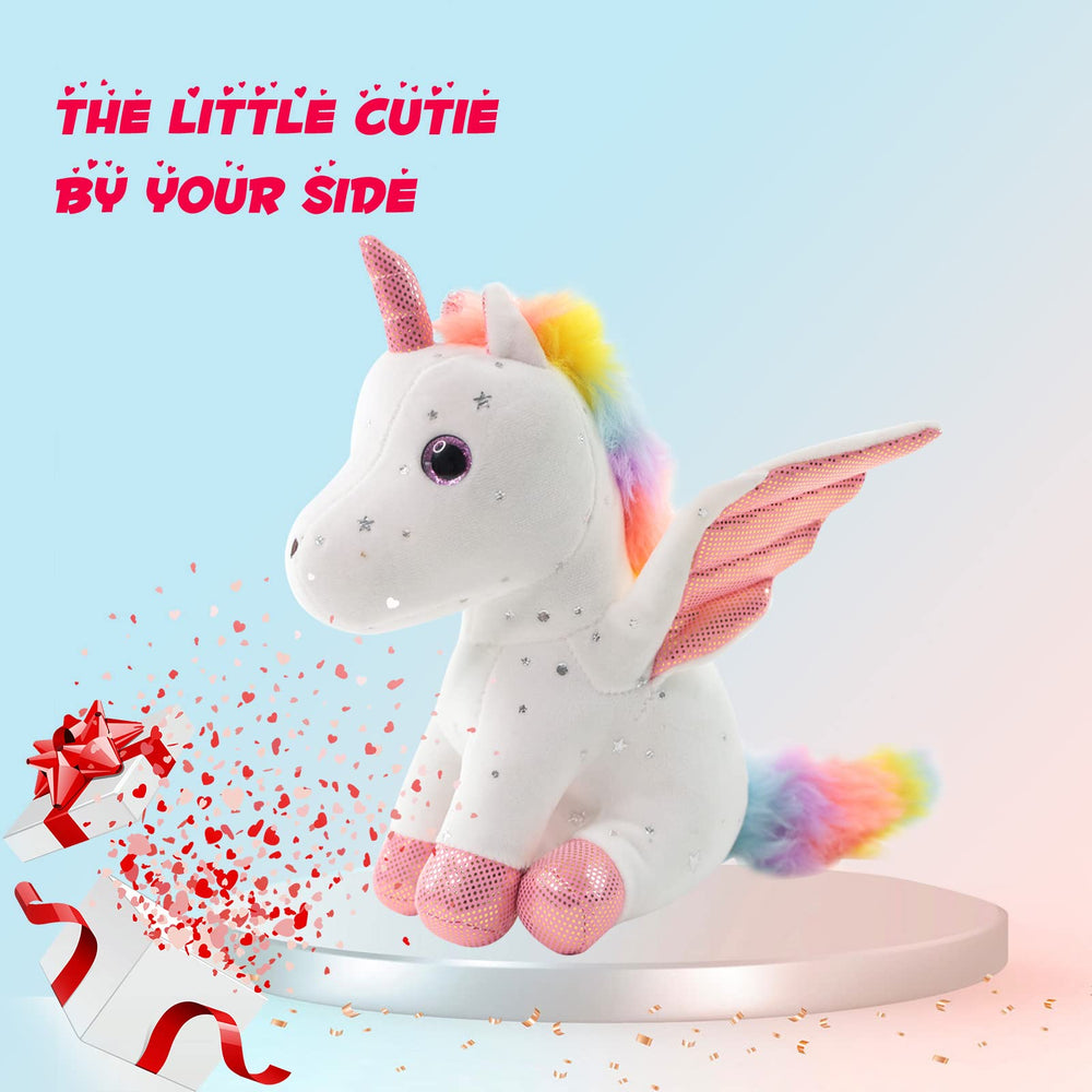 Sew Butiful unicorn plush tail complements a soft comforting touch.