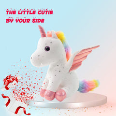 Sew Butiful unicorn plush tail complements a soft comforting touch.