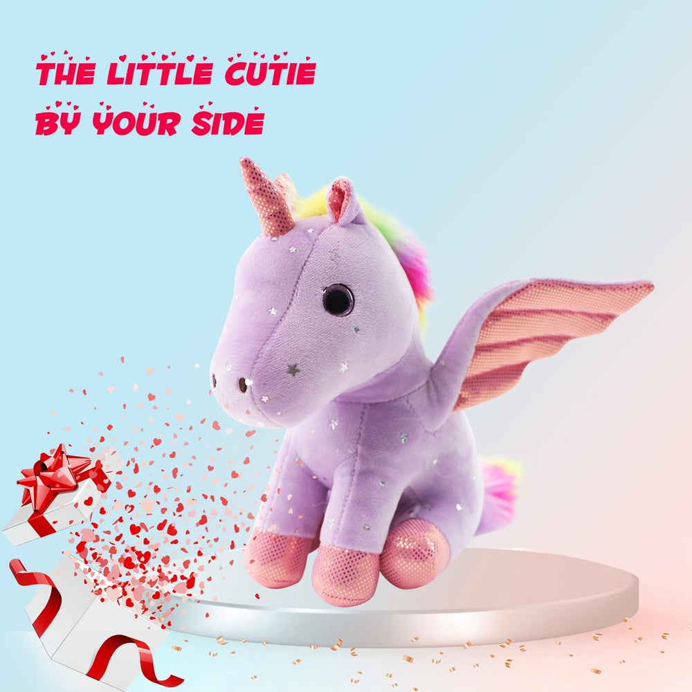Sew Butiful white unicorn plush with safe fabric perfect for gentle hugs