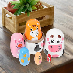 SEWACC hand-painted wooden dolls: smooth textures invite careful handling.