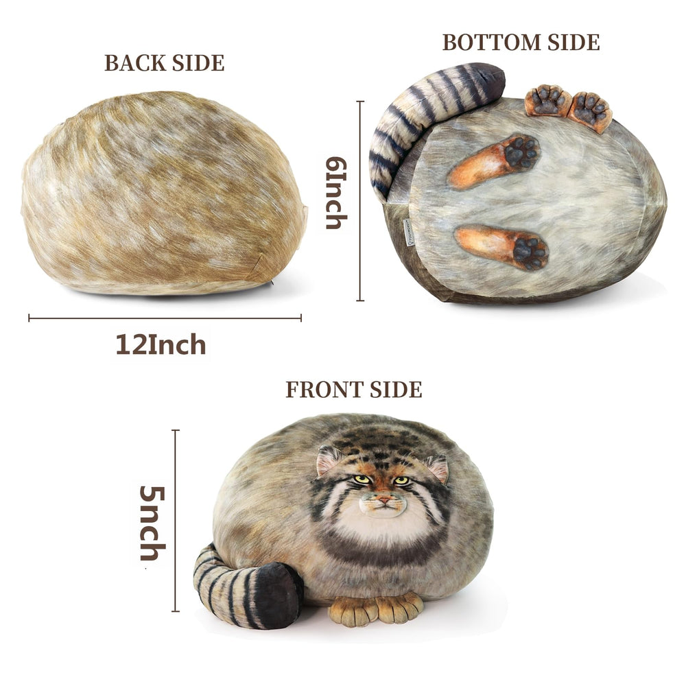 Sew Butiful Steppe Cat Plush on bed scene enhances playful ambiance.