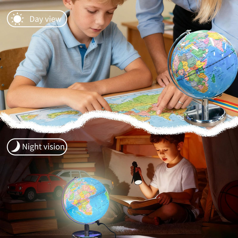 Dustproof surface and easy cleaning keep the globe ready for daily use.