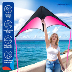 SGftre Delta Kite installation video guides quick setup for all ages.